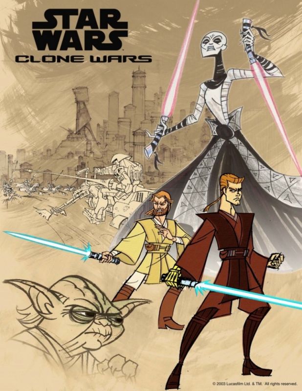 Скачать Клонические войны / Star Wars: Clone Wars 1 сезон SATRip через торрент