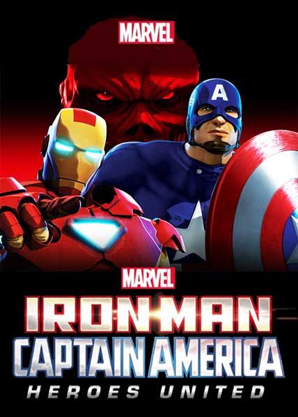 Скачать Железный человек и Капитан Америка: Союз героев / Iron Man and Captain America: Heroes United HDRip торрент