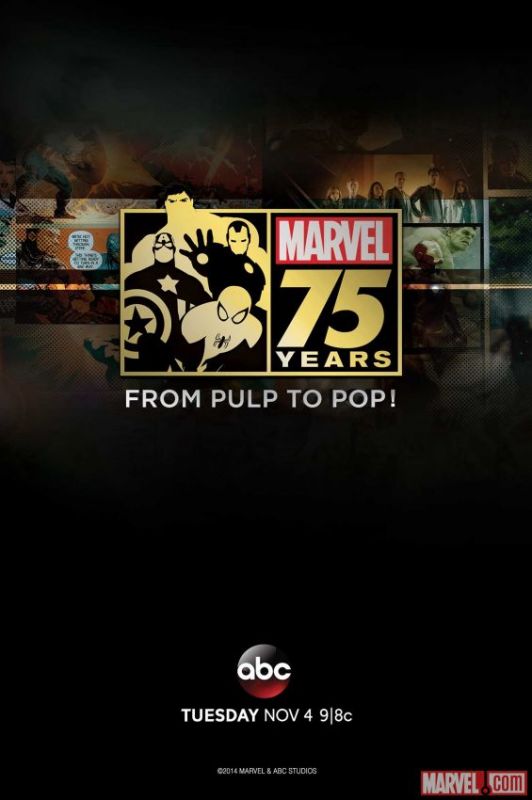 Скачать Документальный фильм к 75-летию Marvel / Marvel 75 Years: From Pulp to Pop! HDRip торрент