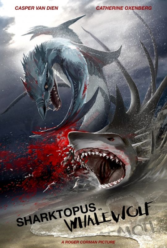 Скачать Акулосьминог против Китоволка / Sharktopus vs. Whalewolf HDRip торрент
