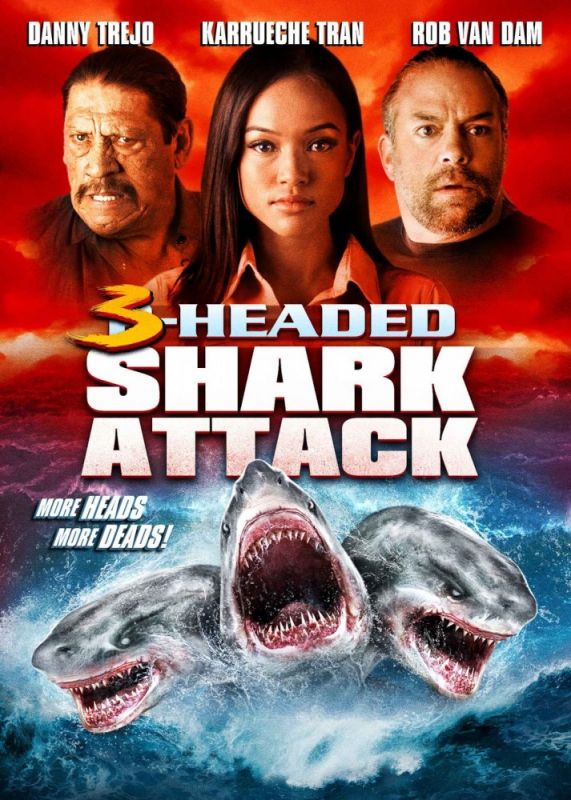 Скачать Нападение трёхголовой акулы / 3-Headed Shark Attack HDRip торрент