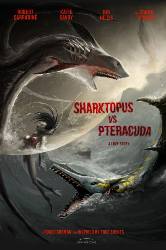 Скачать Акулосьминог против птеракуды / Sharktopus vs. Pteracuda HDRip торрент