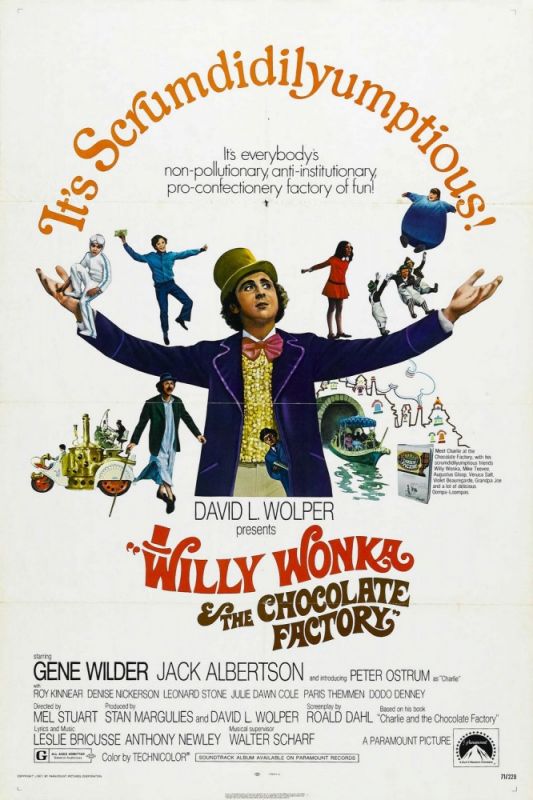 Скачать Вилли Вонка и шоколадная фабрика / Willy Wonka & the Chocolate Factory HDRip торрент