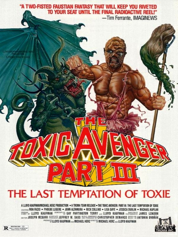 Скачать Токсичный мститель 3: Последнее искушение Токси / The Toxic Avenger Part III: The Last Temptation of Toxie HDRip торрент