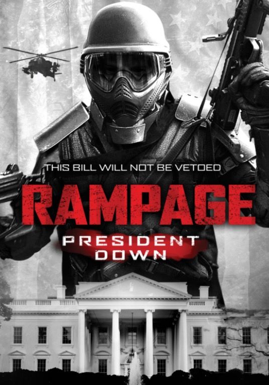 Скачать Ярость 3 / Rampage: President Down HDRip торрент