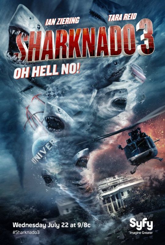 Скачать Акулий торнадо 3 / Sharknado 3: Oh Hell No! SATRip через торрент