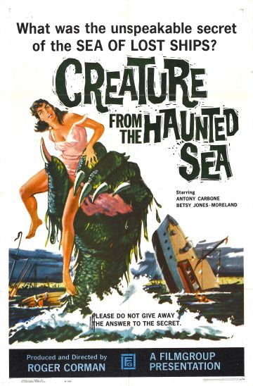 Скачать Существо из моря с привидениями / Creature from the Haunted Sea HDRip торрент