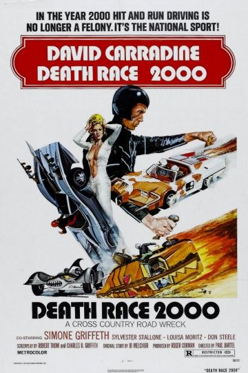 Скачать Смертельные гонки 2000 года / Death Race 2000 HDRip торрент