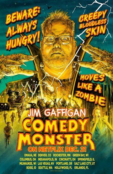 Скачать Джим Гэффиган: Гений комедии / Jim Gaffigan: Comedy Monster HDRip торрент