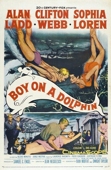 Скачать Мальчик на дельфине / Boy on a Dolphin HDRip торрент